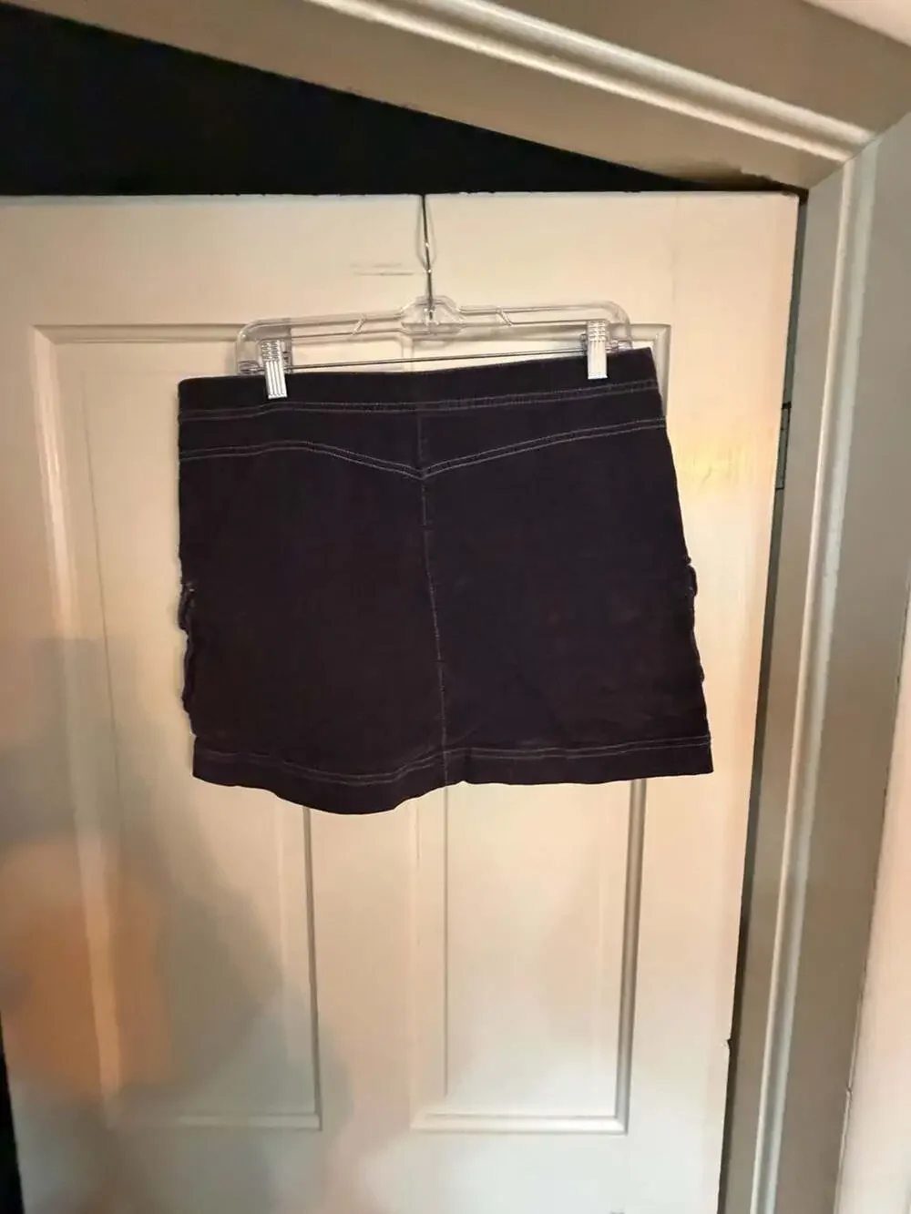 Athleta Corduroy Cargo Mini Skirt
